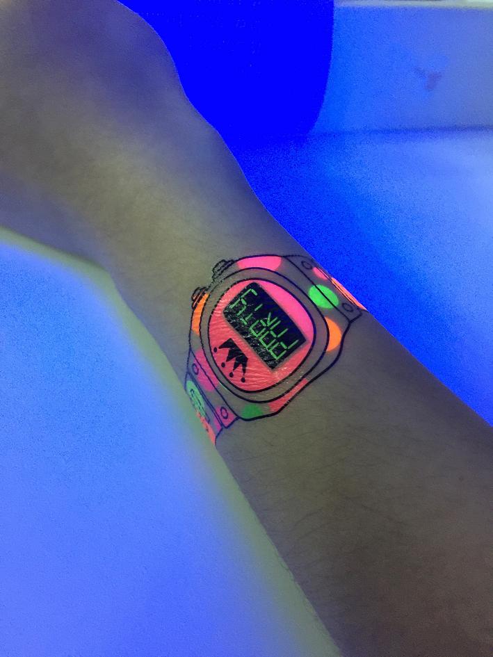 螢光紋身貼紙簿